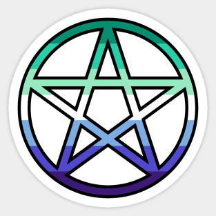 Vincian Pride Pentacle Symbol Sticker